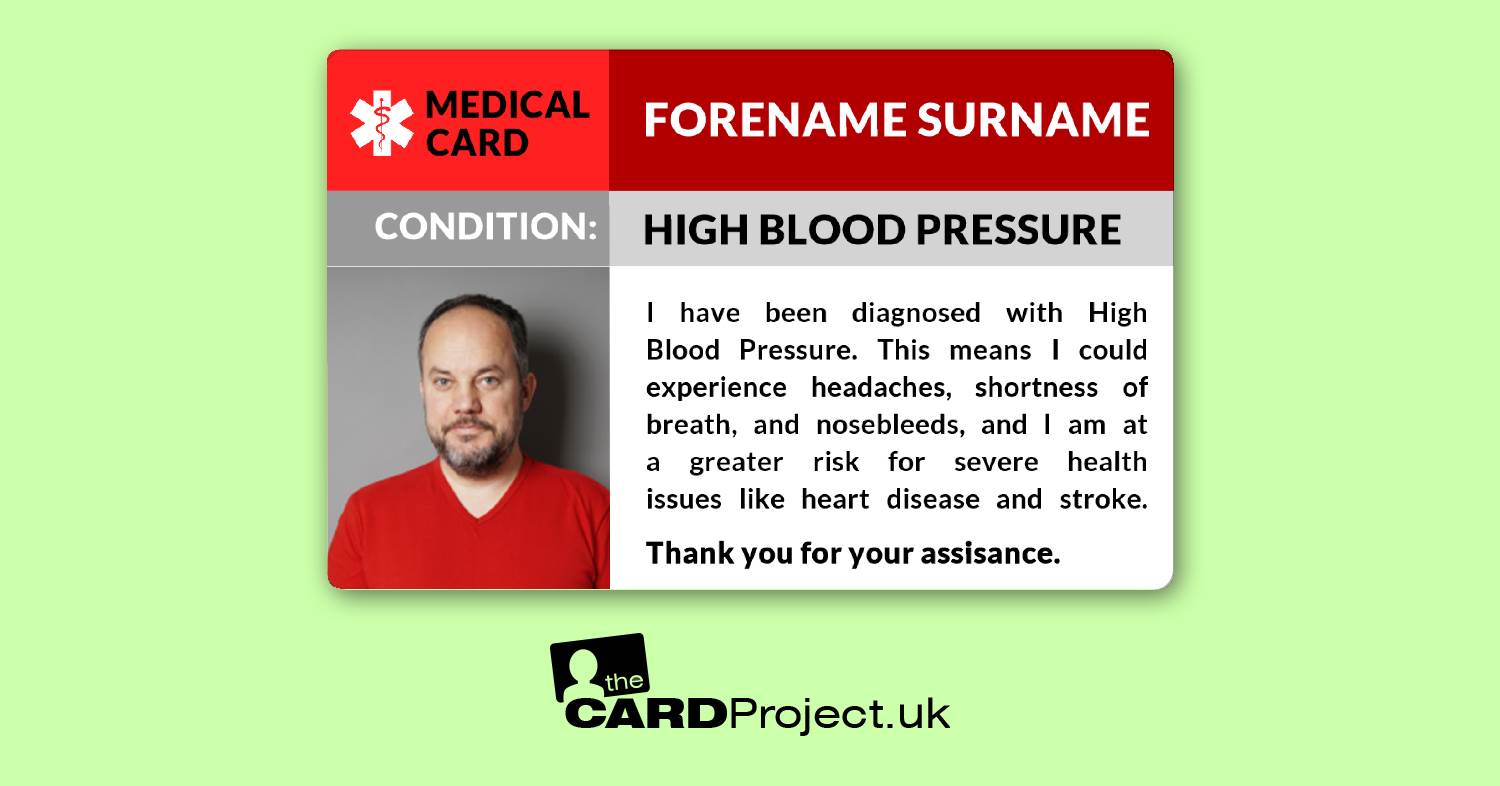 High Blood Pressure Photo Card